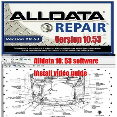 2024 Hot Newest alldata Auto Data Repair Diagram Software alldata 10.53 software Alldata cars