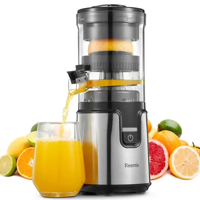 lectric Citrus Juicer, Reemix Full-Automatic Orange Juicer Squeezer for Orange, Lemon, Grapefruit,