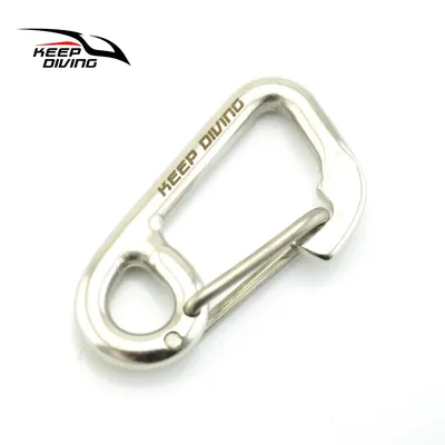 316 Stainless Steel Simple Hook Safety Diving Buckle Diving Durable Clip Hook Bolt Snap Scuba Diving