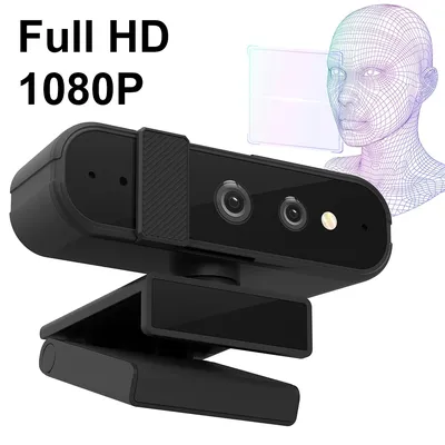 HD 1080P 30FPS Monitor Camera Compatible with Win10/11 Desktop Cam USB Computer Web Camera for