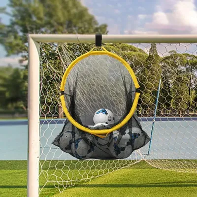 Soccer Goal Practice Net Soccer Top Bins Practice Equipment Adjustable Football Top Corner Target