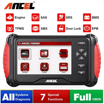 ANCEL FX8000 All System Car Diagnostic Tool OBD2 Automotive Scanner 6+ Reset Code Reader PCM BCM