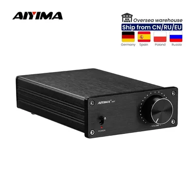 AIYIMA A07 TPA3255 Power Amplifier 300Wx2 Class D Stereo 2.0 Digital Audio Amp HiFi Sound Amplifiers