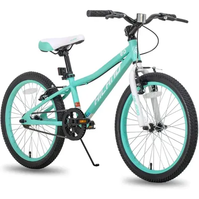 20 Inch Kids Mountain Bike for Boys, Girls, Single Speed Kids Bicycles with Dual Handbrakes and