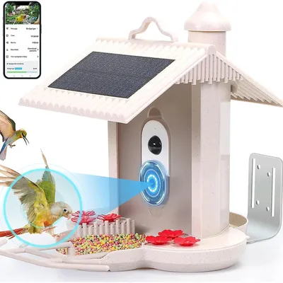 WIFI Smart Bird Feeder Camera 1080P Auto Capture Bird Video and Motion Detection Real-time