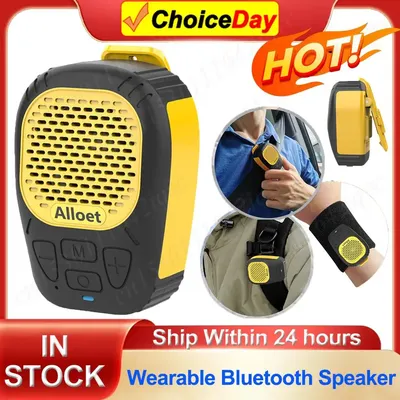 Wearable Bluetooth-Compatible5.3 Speaker Built-in Mic Mini Speaker Magnetic Clip-On Wireless