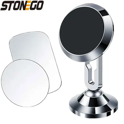 360 Degree Universal Magnetic Car Phone Mount, Magnetic Holder, Phone Navigation Stand, Phone