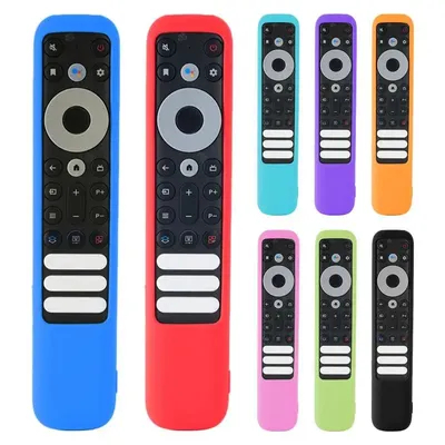 Silicone Remote Control Cover Case For TCL RC902V With Lanyard Anti Slip Glow In The Dark TV Remote