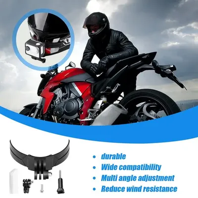 Motorcycle Helmet Camera Bracket Adhesive Sticky Mounts Action Sports Camera Accessories Helmet Chin