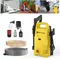 Electric High Pressure Washer,Portable Power Washer with Spray Gun &1-180°Adjustable Nozzle ,for