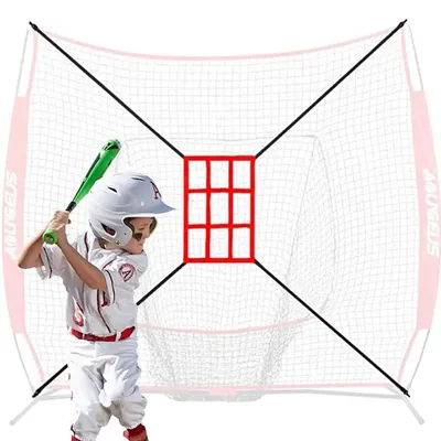 Baseball Softball Hitting Pitching Net Portable Hitting Pitching Batting Training Net Baseball