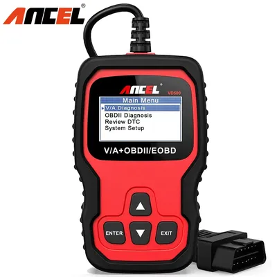 Ancel VD500 OBD2 Scanner Automotive Code Readers Diagnostics Tool Full System Scan Engine Check Oil