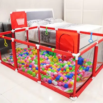 IMBABY baby playpens Large Size Baby Playground Infant Safety Barriers Dry Balls Pool Newborn