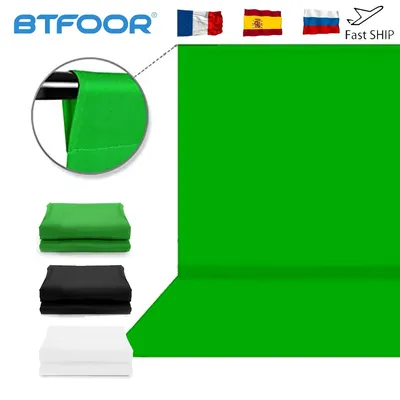 Photography Background Backdrop Smooth Cotton Green Screen Chromakey Cromakey Backdrops Cloth For