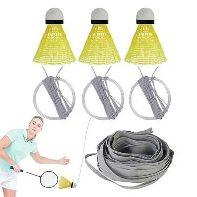 Badminton Balls Glowing Self Adhesive Badminton Balls Single Playing High Elastic Training Supplies