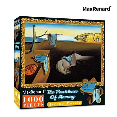 MaxRenard 68*49cm Game 1000 Pieces Jigsaw Puzzle Fine Art Collection Toy Salvador Dali The