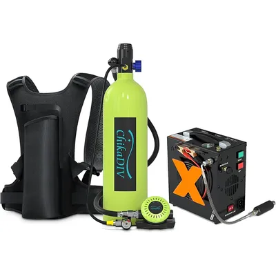 CHIKADIV C700 2L Mini Scuba Kit For Underwater Photography, Underwater Recreation, Snorkelling