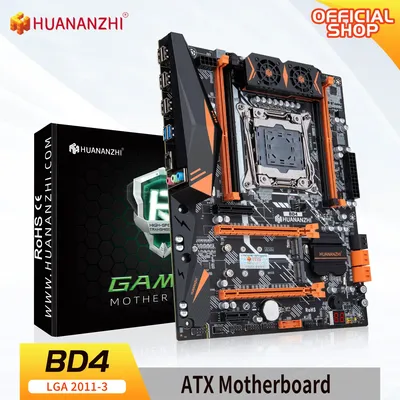 HUANANZHI X99 BD4 LGA 2011-3 XEON X99 Motherboard supports Intel E5 2640 2666 2670 2696 2678 V3 V4