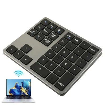 Small Wireless Keyboard Compact 35-Key Mechanical Keyboard Use Silently Handheld Compact Keypad For