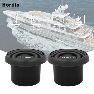 Herdio 140W Two-Way Marine Waterproof Stereo Mini Speaker System Is Applicable To ATV UTV Motorcycle