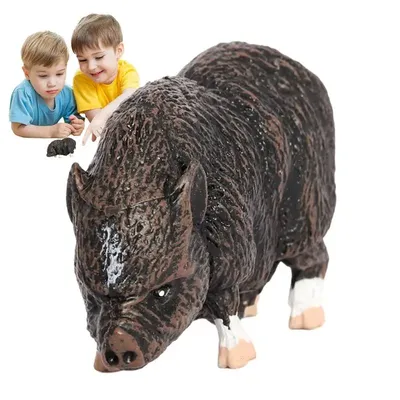 Pig Sculpture Animals Statue Figurine Ornaments Portable Farm Animal Figurines Toys For Living Room