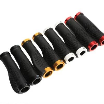 Bicycle Handlebar Grip Lock On Mountain Bike Grip Soft Rubber MTB Cuffs Bicycle Non-slip Bike