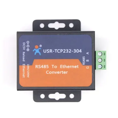 USR-TCP232-304 1-port RS485 to Ethernet Converters Single RS-485 Serial Device Server 10/100 Mbps w/