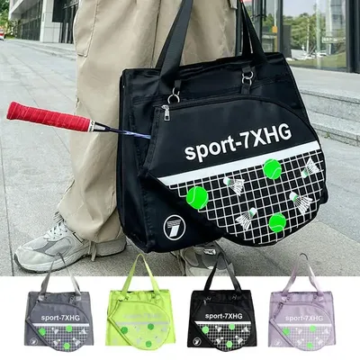 Tennis Racket Bag Lightweight Badminton Bag Large Capacity Tennis Backpack Waterproof Badminton