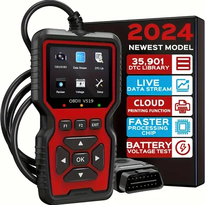 2024 Advanced OBD2 Diagnostic Scanner Tool Engine Code Reader OBDII Diagnostic Code Reader Tool for