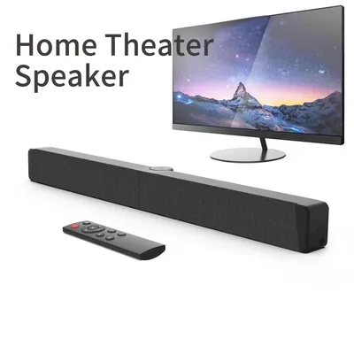 40W TV Speaker Wired Wireless Bluetooth Sound Home Theater Support For Coaxial Optic FM 3.5mm Audio