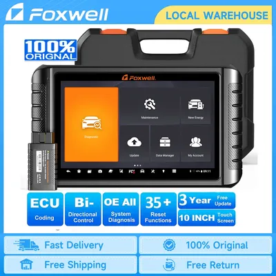 FOXWELL NT1009 OBD2 Automotive Scanner ECU Coding Bi-Directional Control Guided Functions OE All