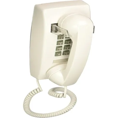 Cortelco 255415-VBA-20M Single Line White Wall Telephone