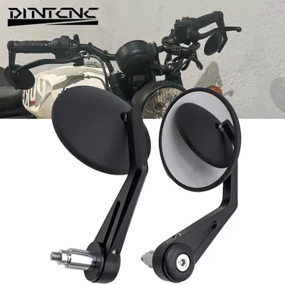 For Moped Scooter for Yamaha for Kawasaki for Honda Universal Motorcycle Modified Handlebar Mirror