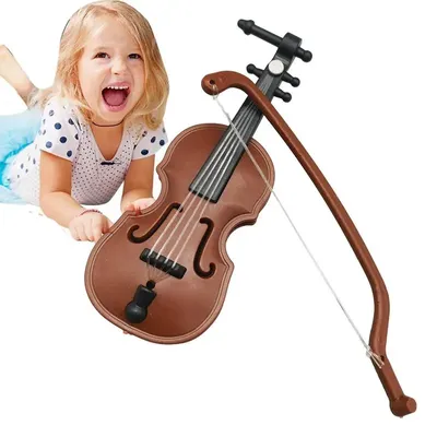 Mini Musical Violin Mini Violin Ornament Polished Mini Violin Ornament Miniature Violin Musical