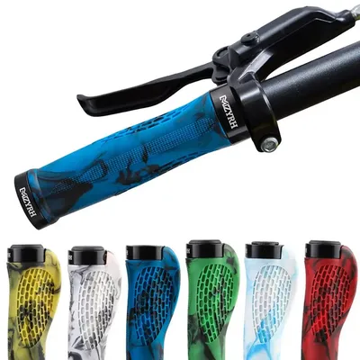 Bicycle Grips Ergonomic Anti-slip Rubber Bike Handle Mountain Bike Bicycle Riding Equipment