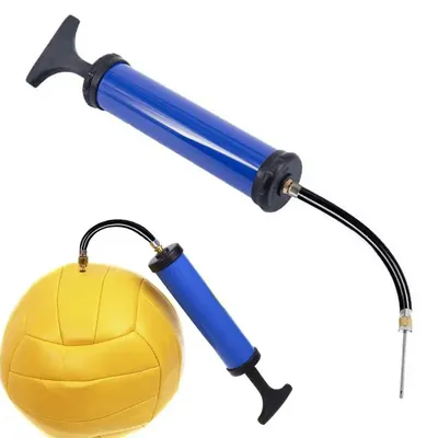 Soccer Ball Pump Sports Ball Pump Basketball Pump Kit Basketball Inflator With Needles & Nozzles