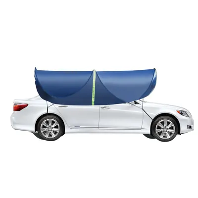 Car Sunshade Roof Universal Car Tent Movable Carport Folded Portable Automobile Protection Car