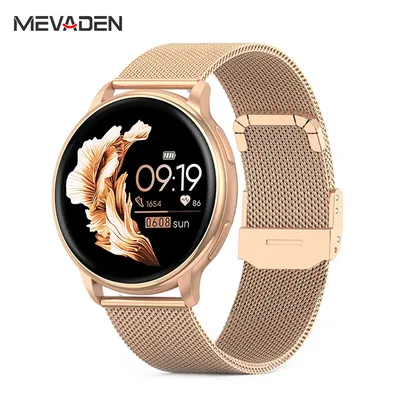 MEVADEN Bluetooth Call Smart Watch Women Custom Dial Watches Men Sport Fitness Tracker Heart Rate