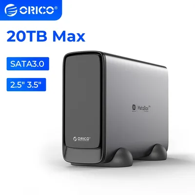 ORICO 3.5" inch SATA SSD HDD Storage Box NAS Network Smart Backup Hard Drive Enclosure Remote Access