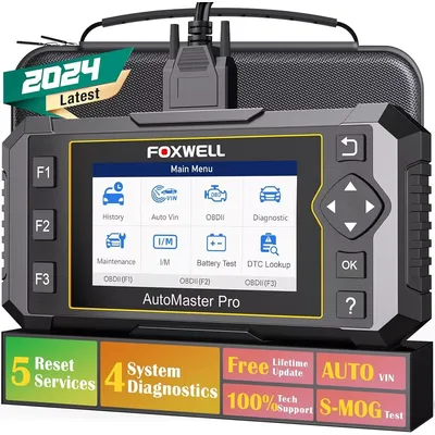 FOXWELL NT614 ELITE Wireless Check Engine OBD2 Scanner Diagnostic Tool ABS SRS Four Systems Code