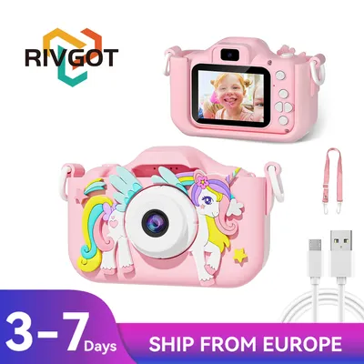 Kids Camera Toys Boys Girls Children Digital Camera For Kid Suitable Toddler Selfie Video Birthday