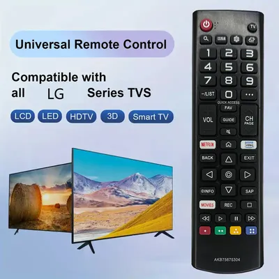 AKB75675304 Replace Universal Remote Control,Fit for LG Smart TV 32LM570BPUA 32LM620BPUA 32LM630BPUB