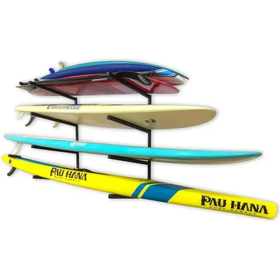 Wall Mounted Standup Paddleboard Storage Rack, Adjustable Levels, Stand-up Paddle Board Holder