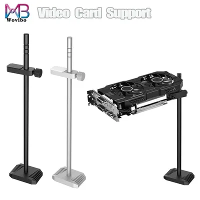 Graphics Card Support Video GPU Holder Stand Aluminum Magnetic Bracket Adjustable Jack Desktop PC