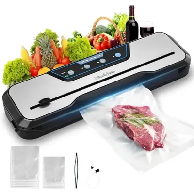 Vacuum Sealer Machine, with Starter Kit and 2-Year Warranty, Beelicious Automatic Air Sealing for