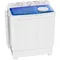 Portable Washing Machine, 28lbs Twin Tub Washer Mini Compact Laundry Machine with Drain Pump,