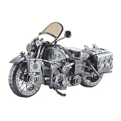 motorcycle 3D Metal Puzzle DIY Model Building Kit Adult Toys Birthday Gift