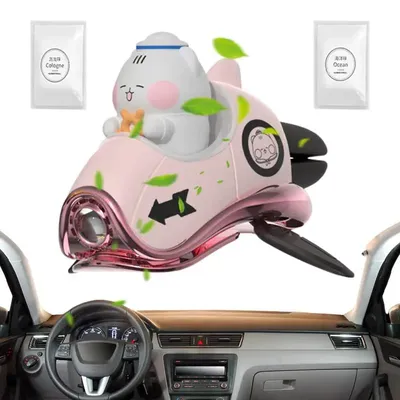 Car Perfume Diffuser Cute Cartoon Pilot Car Air Diffuser Creative Car Perfume Fragrance With