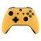 eXtremeRate Caution Yellow Soft Touch Front Housing Shell Case Replacement Kit for Xbox One S for