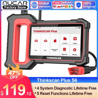 Thinkcar THINKSCAN Plus S5 S6 Car Diagnostic Tools OBD2 Automotive Scanner Mulit-system Obd 2 Code